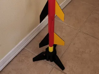 Model Rocket Display Stand (Base and Legs)