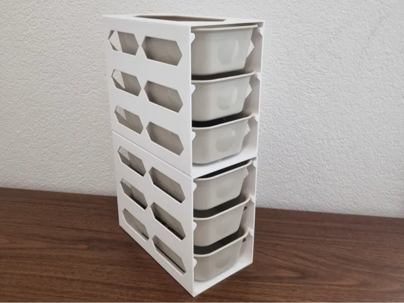 Regal für IKEA NOJIG Boxen