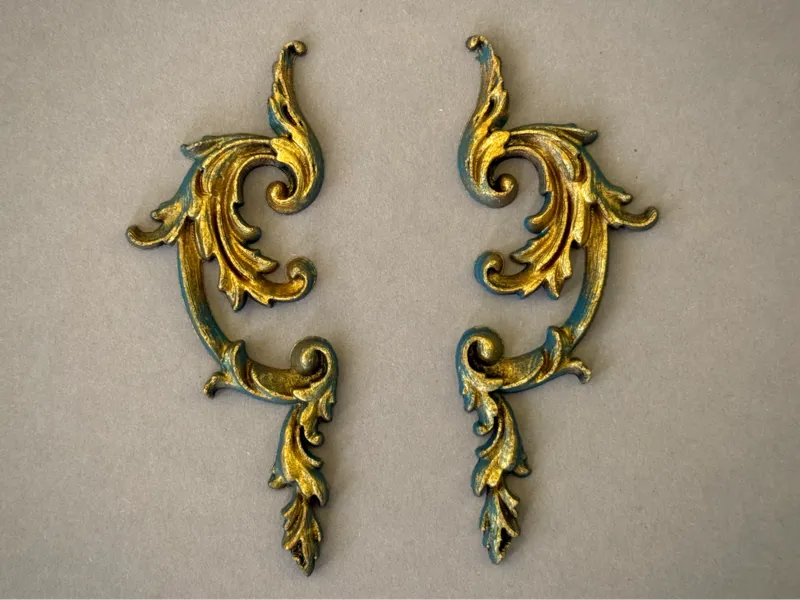 Baroque Rococo Ornate Decorative Furniture Onlay