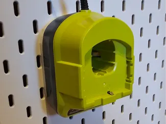 Ryobi Charger holder for IKEA Skadis