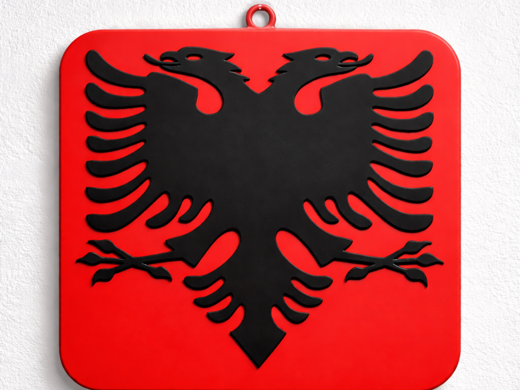 Quadretto con stemma Albania