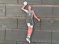 Porte-clés silhouette Wemby — Spurs de San Antonio — photo 1