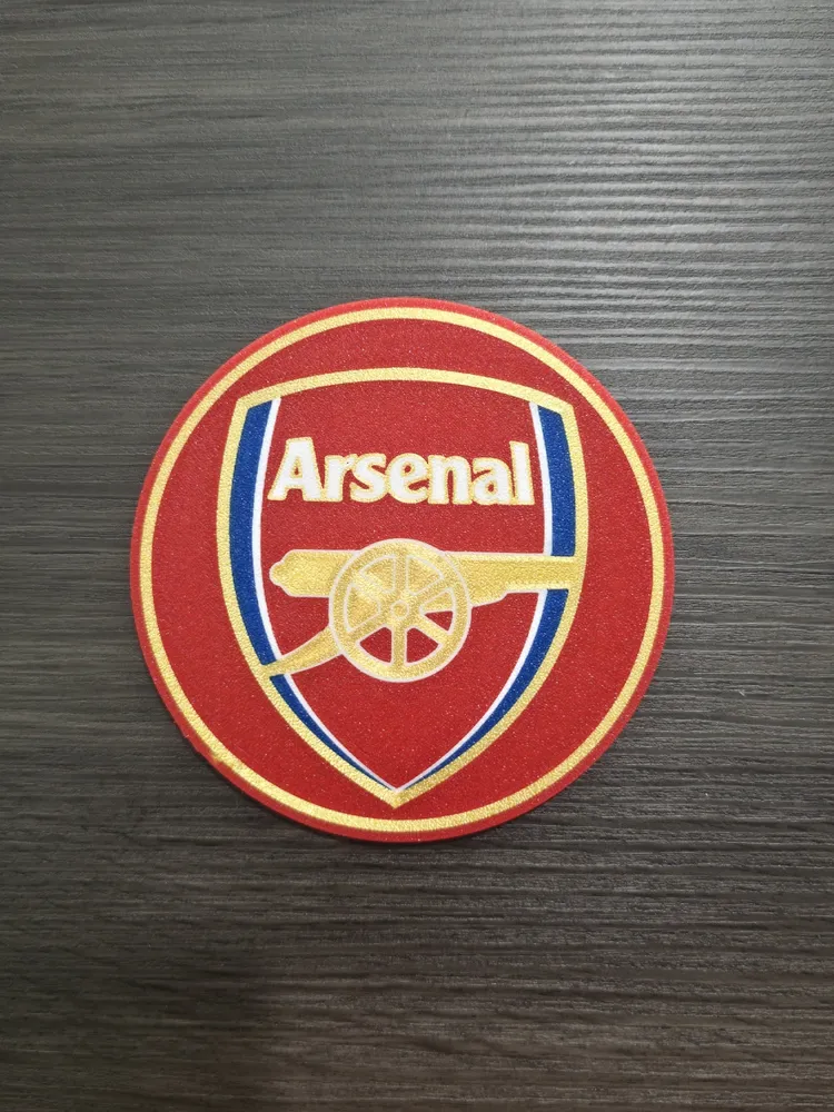 Arsenal Coaster - Come On You Gunners! - Free 3D Print Model - MakerWorld