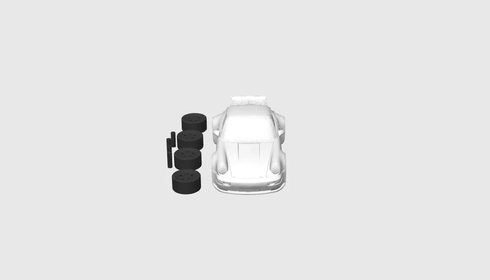 Porsche 911 Turbo - Free 3D Print Model - MakerWorld
