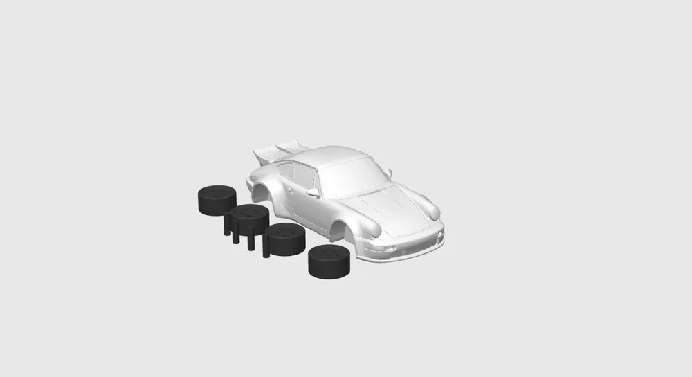 Porsche 911 Turbo - Free 3D Print Model - MakerWorld
