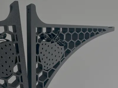Strawberry Fence Hanger
