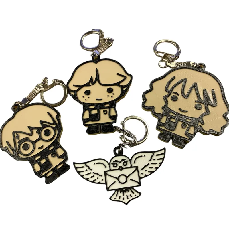 Harry Potter keychain set