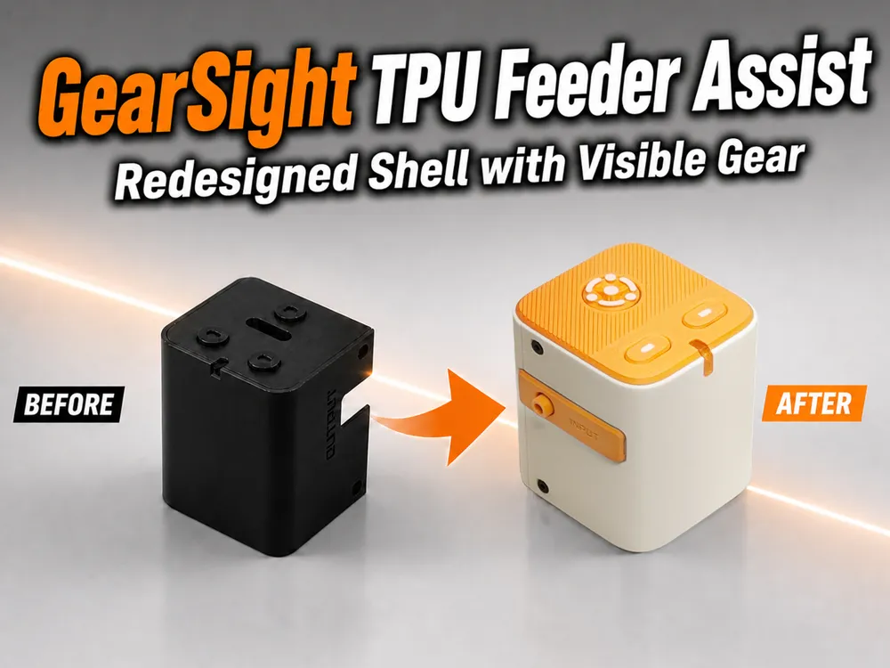 TPU Feed Assist Rotary Indicator Edition Casing - Free 3D Print Model ...