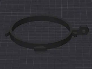 Replacement ring for boom microphone hand/stand.