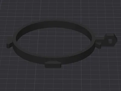 Replacement ring for boom microphone hand/stand.
