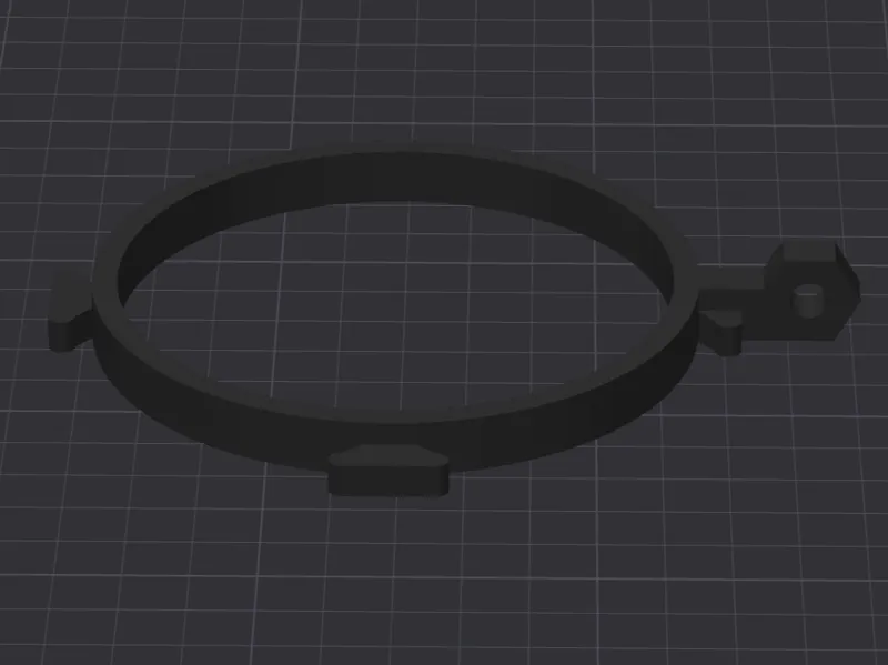 Replacement ring for boom microphone hand/stand.