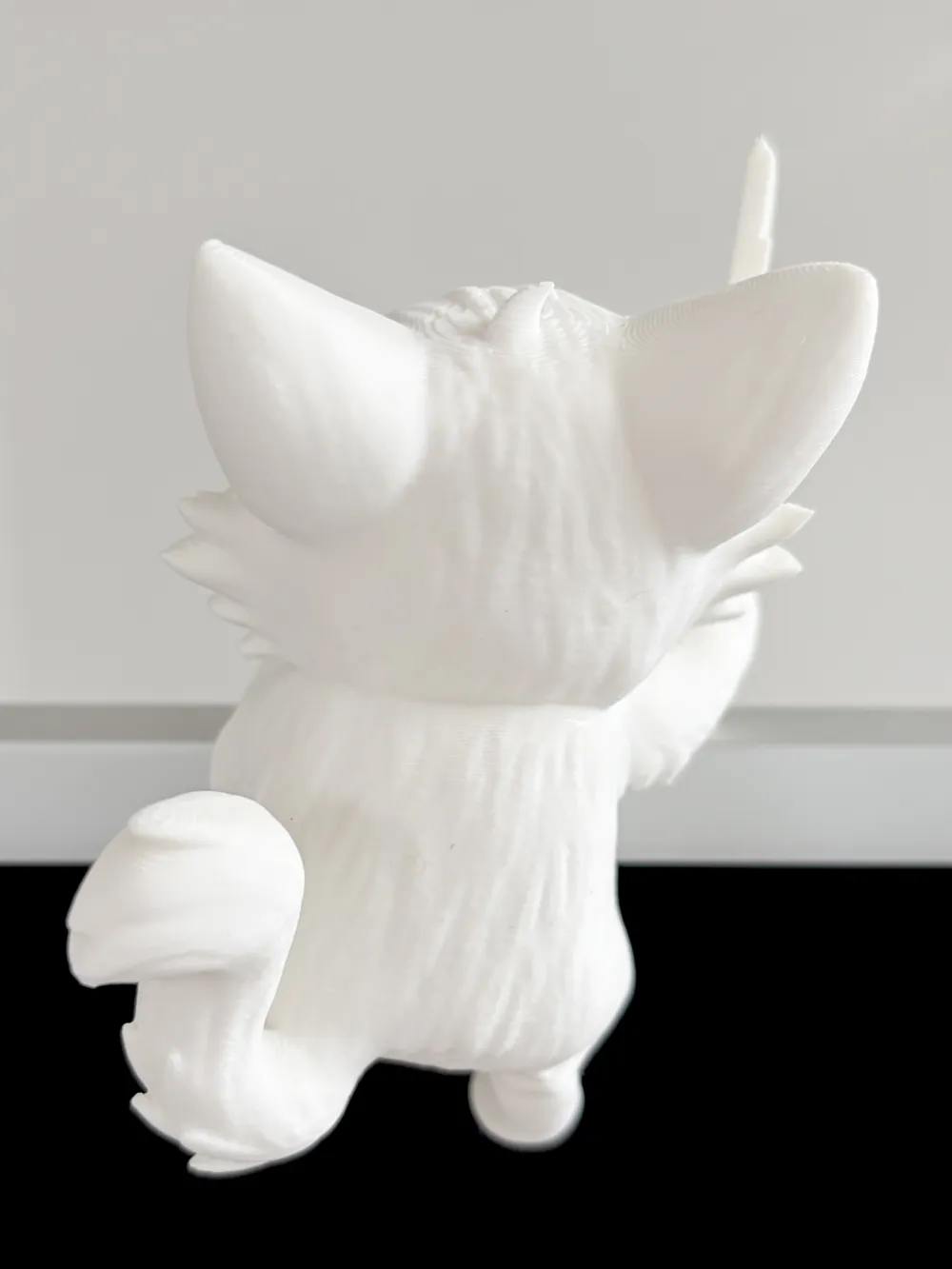 Regalo da collezione con ornamento decorativo fatto a mano con figurine simboliche di gatti