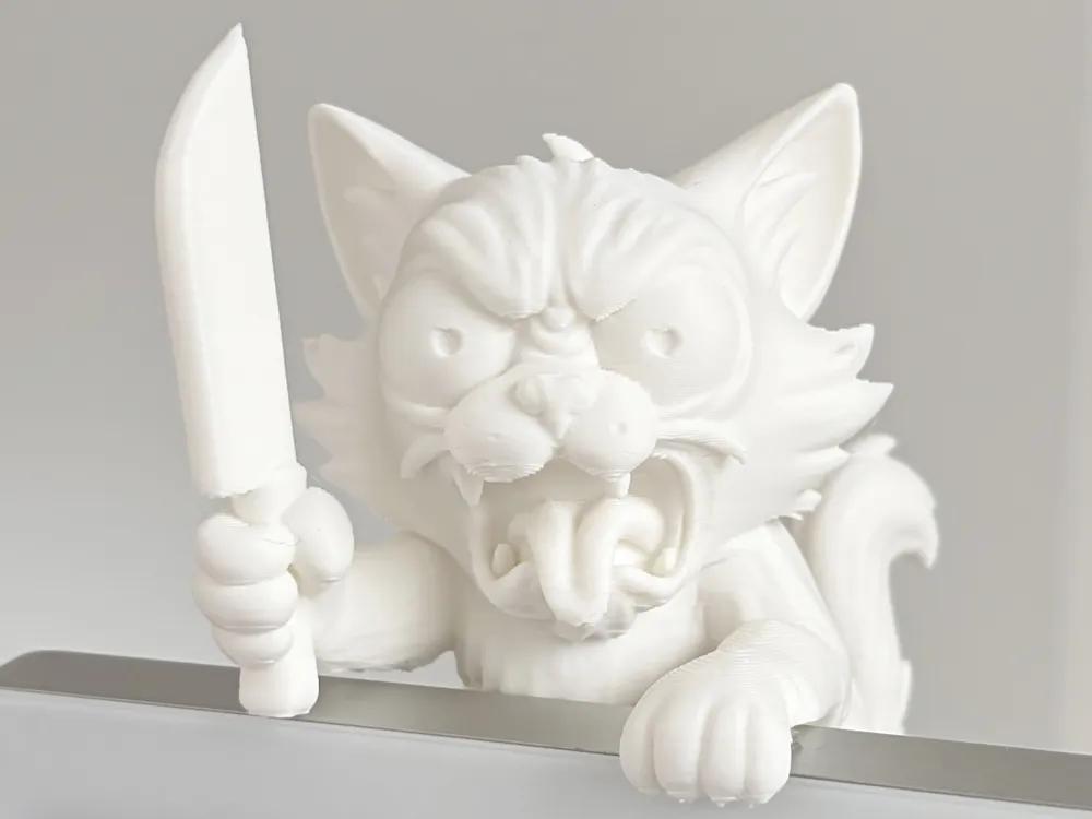 Regalo da collezione con ornamento decorativo fatto a mano con figurine simboliche di gatti