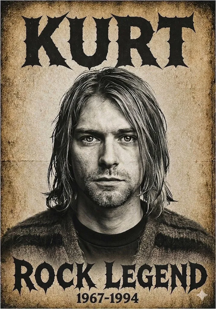 Kurt Cobain - Free 3D Print Model - MakerWorld