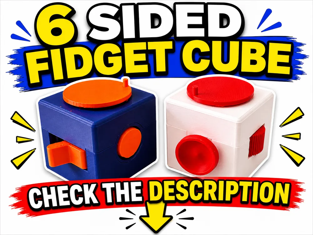 Objeto manipulable: 6 sided fidget cube. Referencia del modelo original.