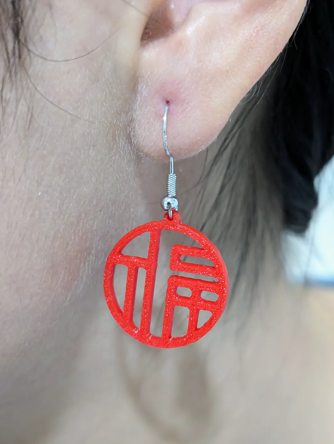 Earrings for Chinese New Year view 3