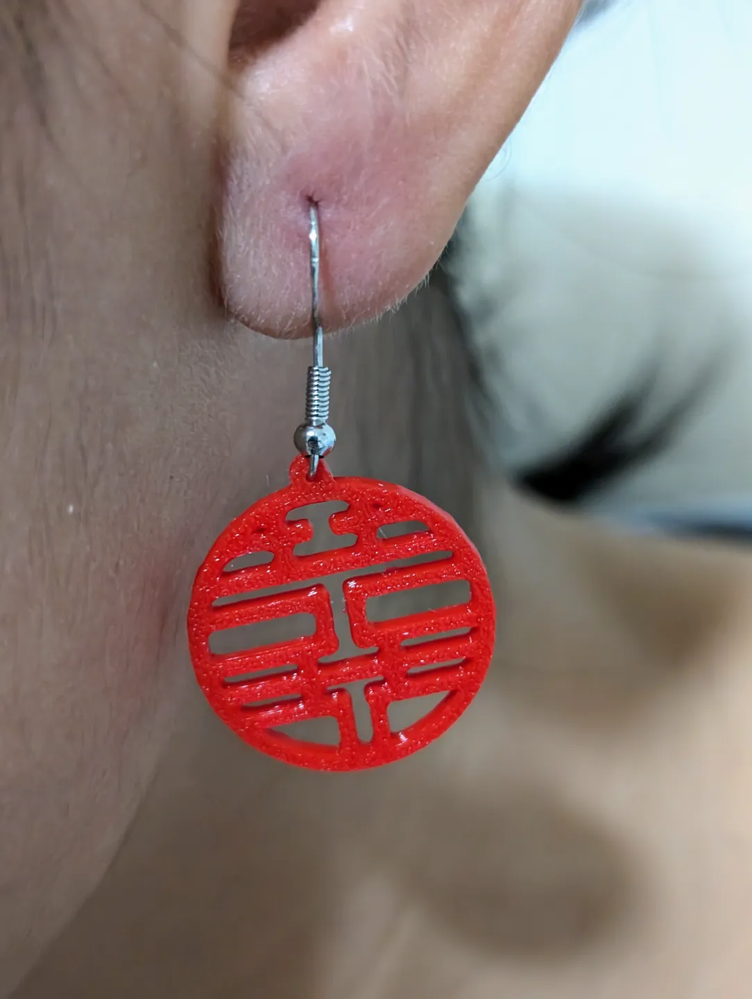 Earrings for Chinese New Year view 4