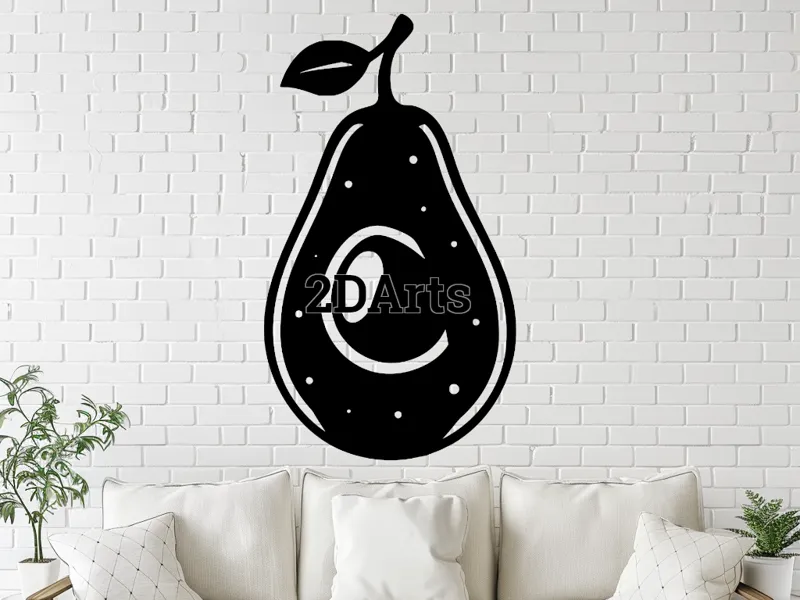 Avocado Design – STL for 3D & Laser Cut