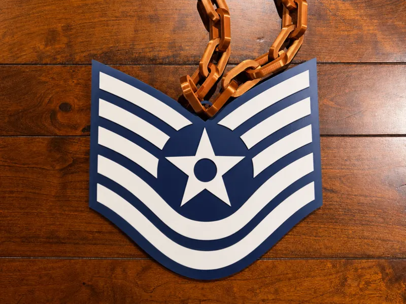 USAF TSgt Rank for Oversized Necklace