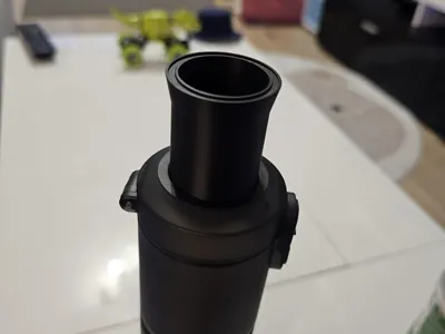 HOTO nozzle for vacuum bag on filament