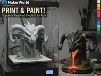 Eldritch Magma Drake - buste de dragon épique — photo 1