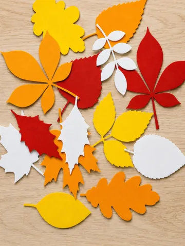 Estante o repisa: Autumn Leaves – Decorative Leaf Set — vista de referencia 2