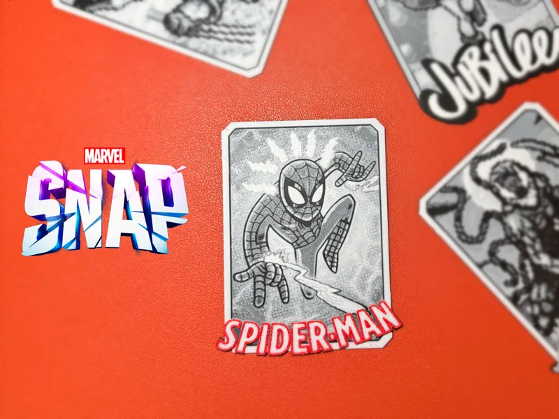 Spider-Man (Inked Dan Hipp Variant) - Marvel Snap