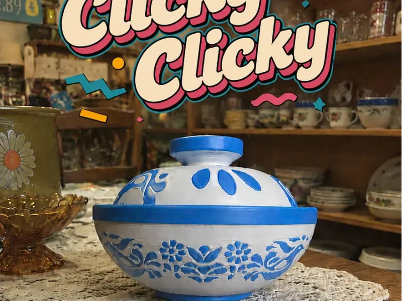 Vintage Antique Click Clickey Fidget Desk Decor