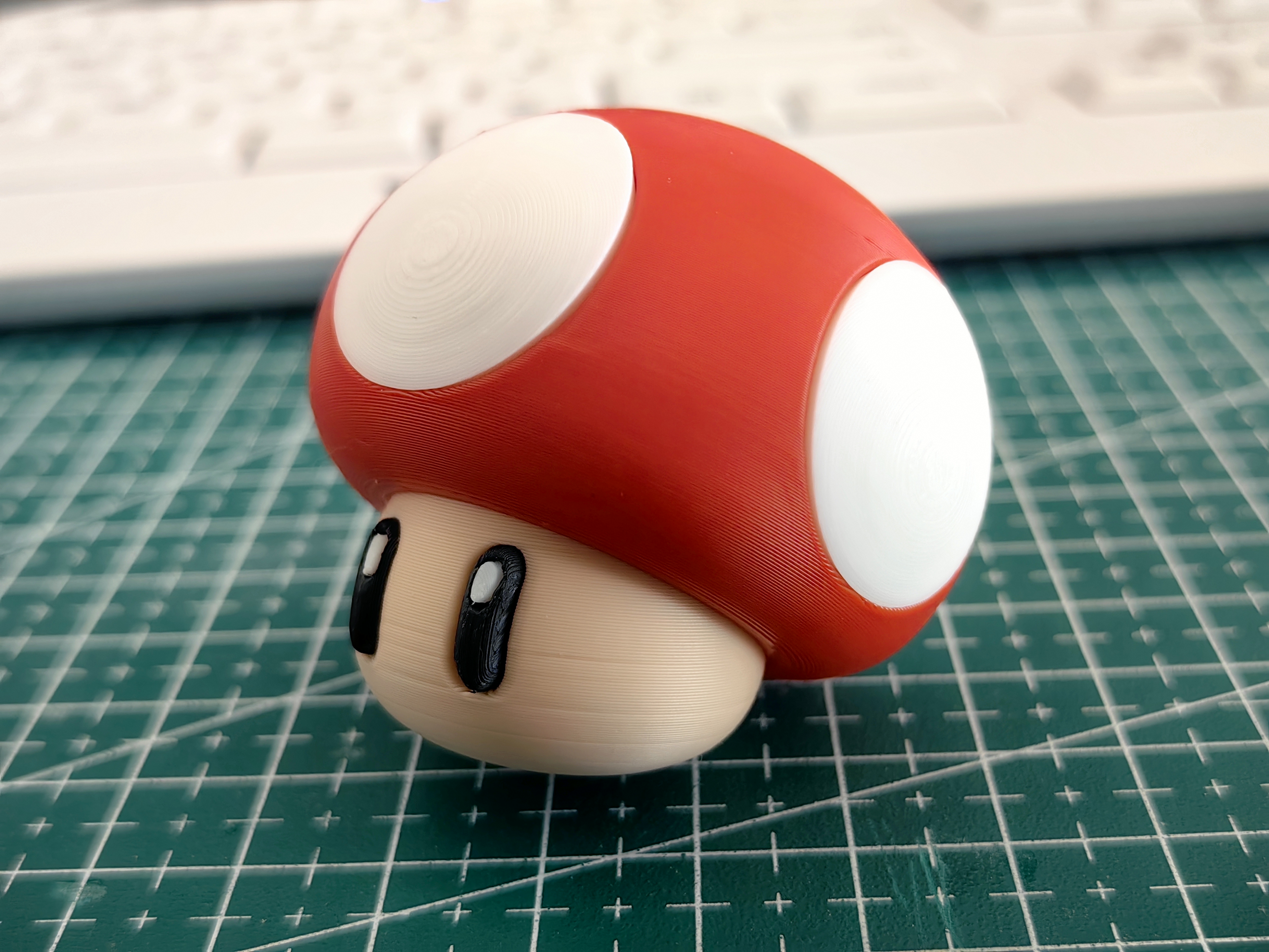 Miniatura 2 do modelo 3D 马里奥砖块磁吸收纳盒