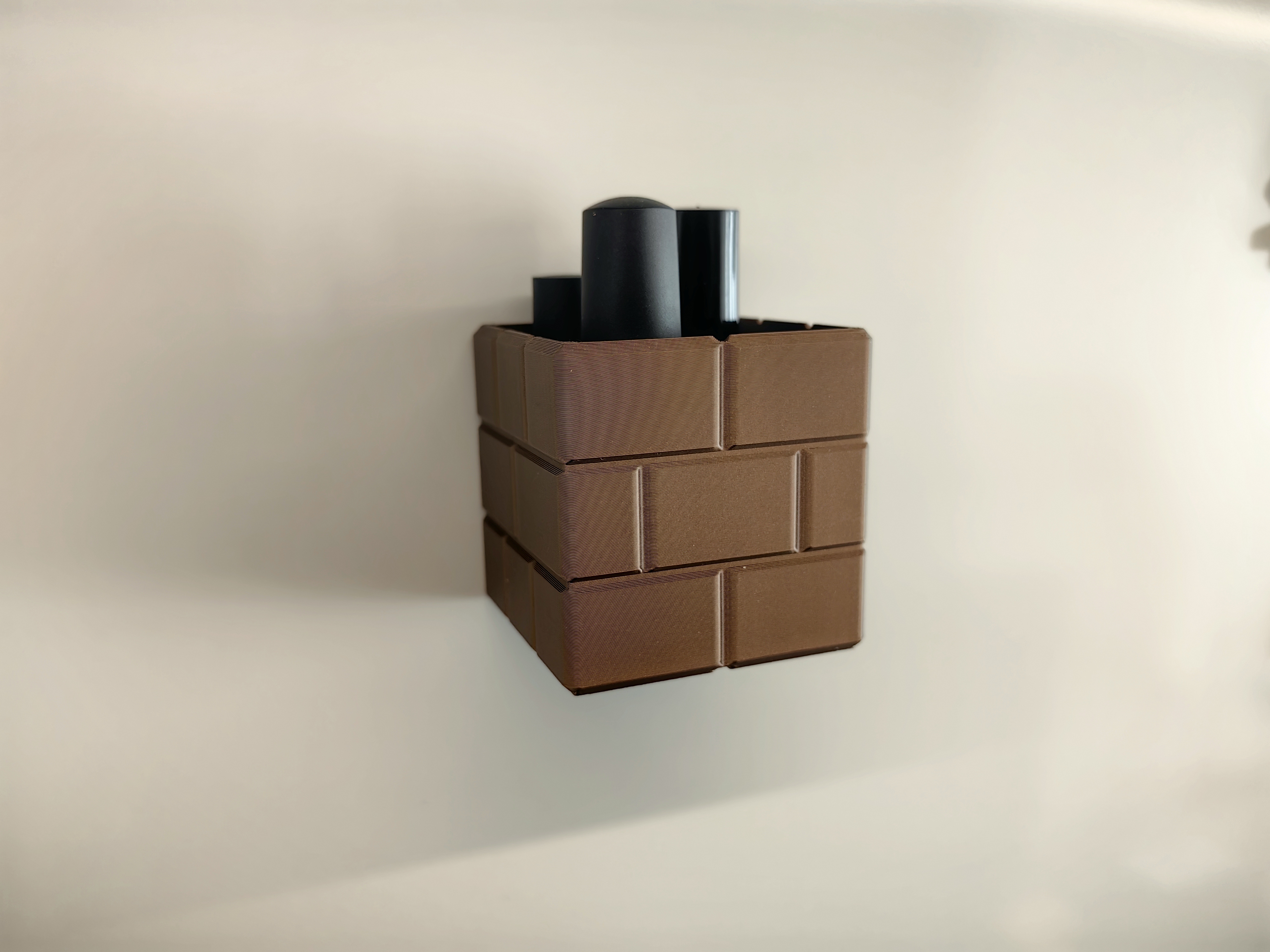 Miniatura 4 do modelo 3D 马里奥砖块磁吸收纳盒