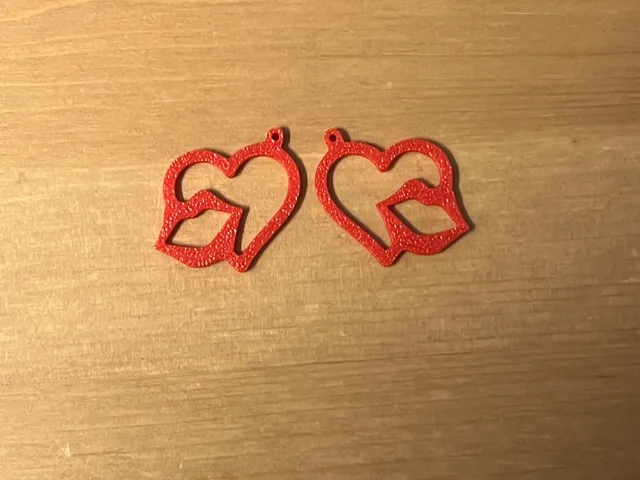 heart earrings