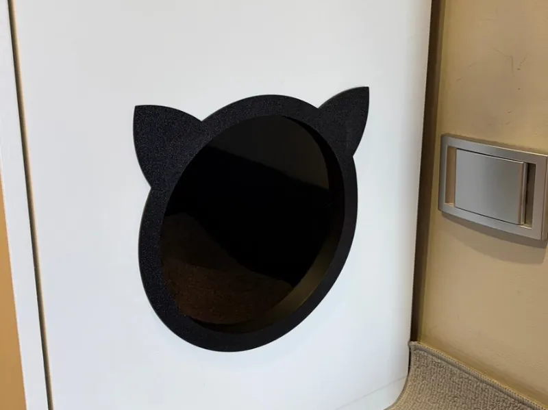 Cabinet Cat Door