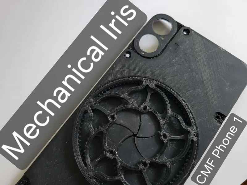 Mechanical Iris Backplate CMF Phone 1 by Nothing