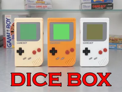 Retro Gaming Mega Dice Box - Game Boy (14 Dice)