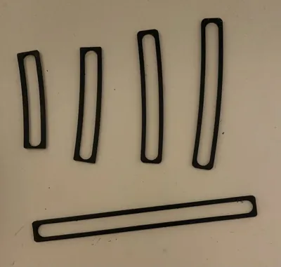OO / HO Scale Model Railway Curve Templates