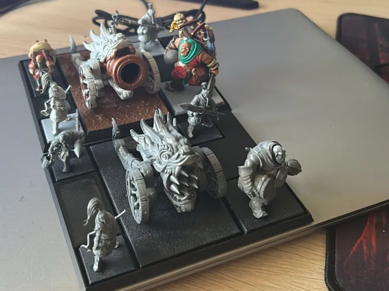 Grand Cannon & Fire Rocket Battery - Movement Tray