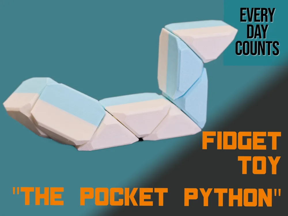 Fidget Toy: The Pocket Python by Every Day Counts - MakerWorld