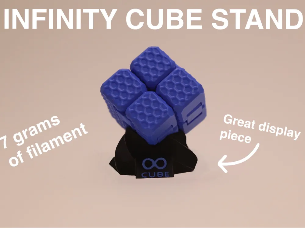 Infinity Cube Stand - Free 3D Print Model - MakerWorld