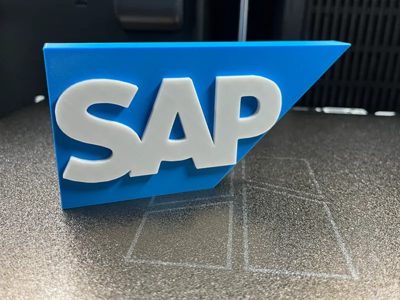 SAP Logo with raised letters
