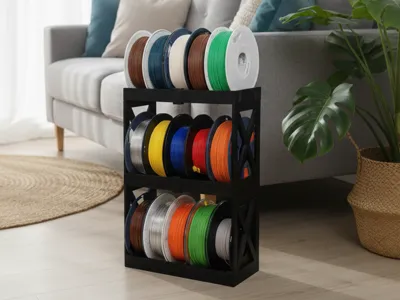 Modular Fast Stable Filament Spool Stand Rack