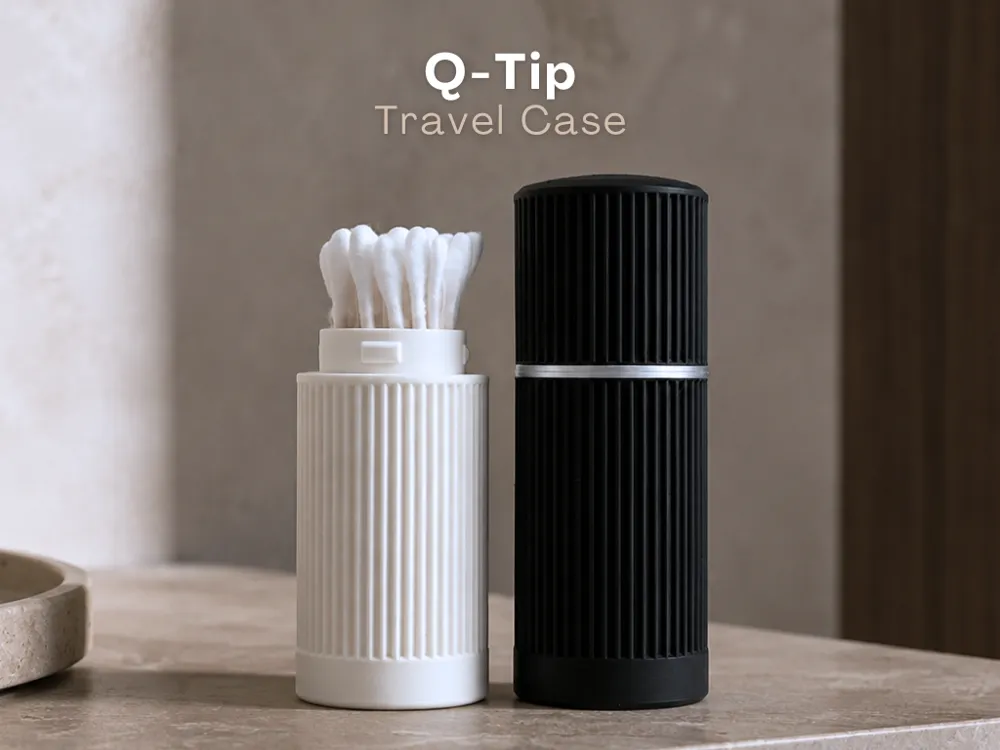 Caja o estuche: Q-Tip Travel Case | Japandi. Referencia del modelo original.