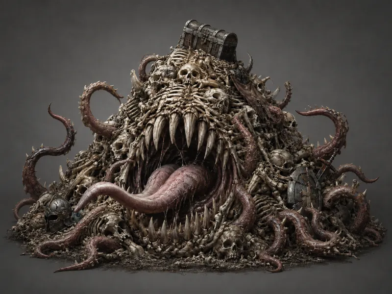 Bone-Pile Mimic miniature 32mm