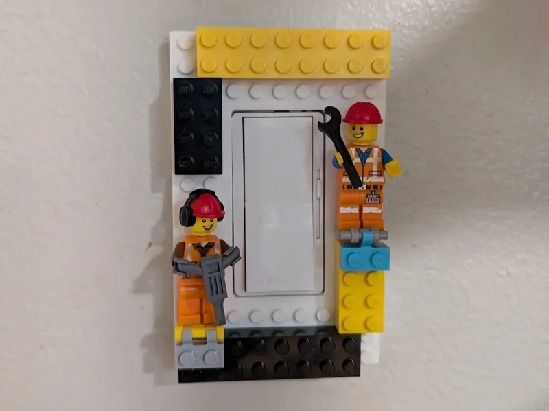 Legoo Compatible Lutron Light Switch (FIRE HAZARD)