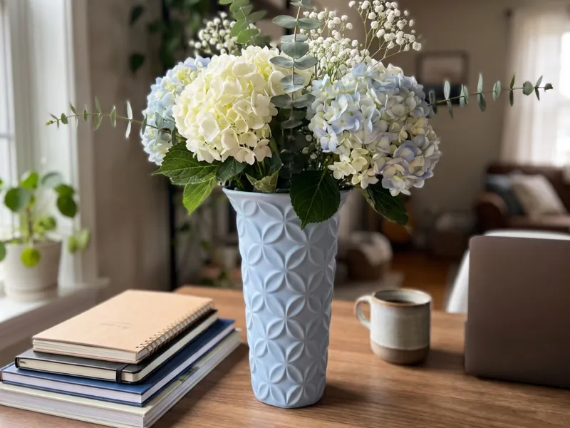 Geometric Petal Vase - Modern Flower Pot