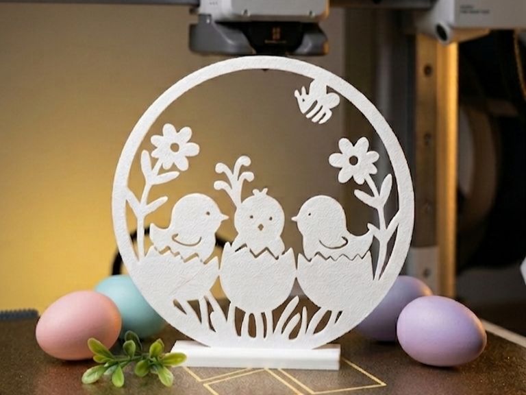 Cute Easter Chicks Decoration - Spring 