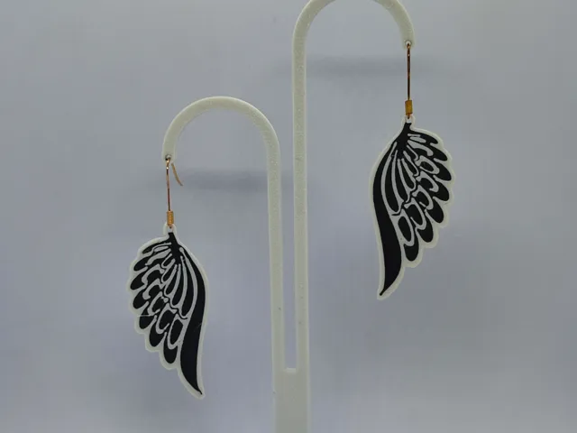 Aretes Plumas del Alba
