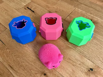 Caja o estuche: NeeDoh Barnyard Squishers Case + bonus fence — vista de referencia 3