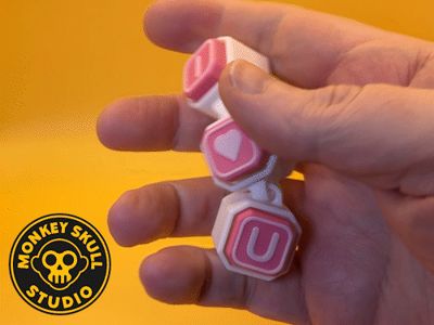 Flexi Keycap Clicker Fidget Keychain