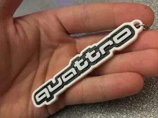 Audi QUATTRO Keychain
