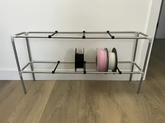 Filament Rack Support (Shoe Rack Conversion)